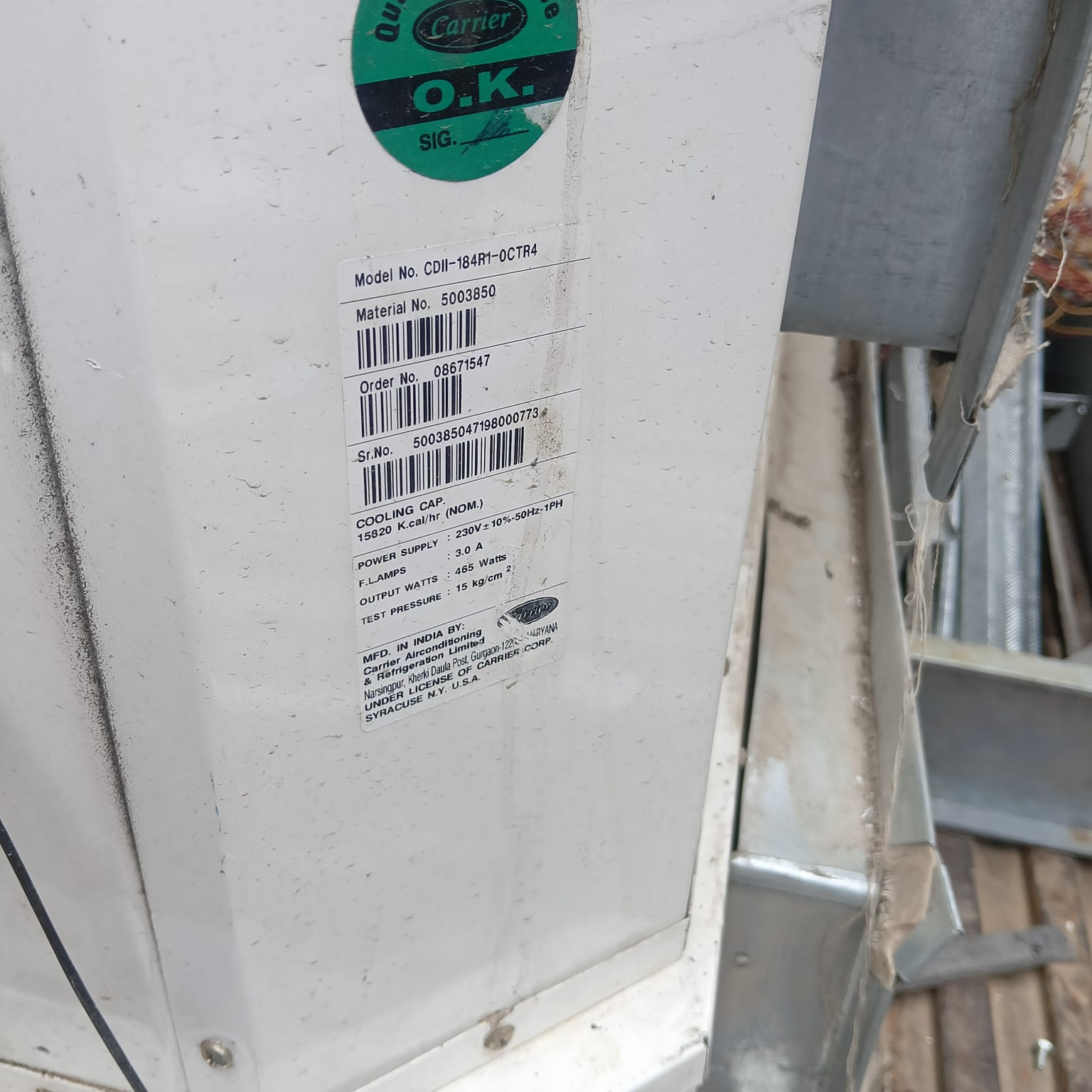 40 - Scrap AC Kolkata
