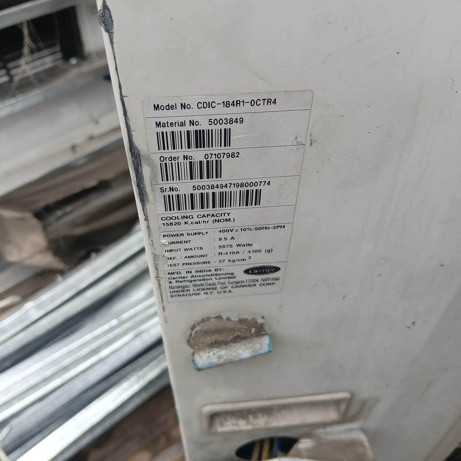 49 - Scrap AC Kolkata
